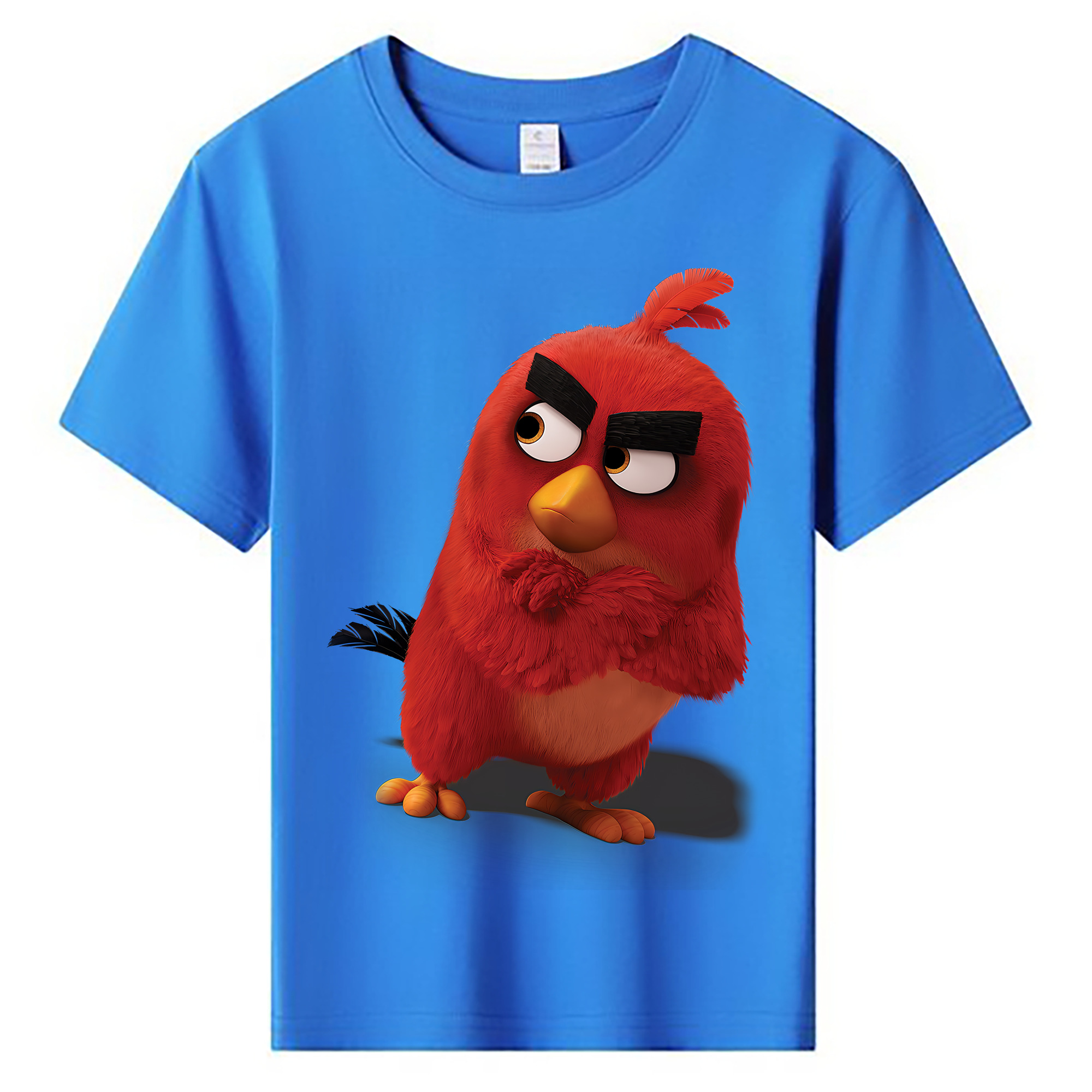 （画像用） Angry Birds アングリーバード 綿100％キッズTシャツ（フロントプリント）